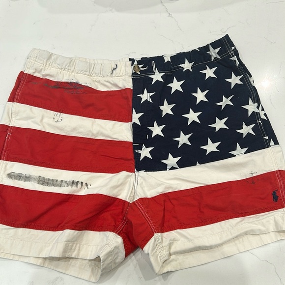 Polo Ralph Lauren flat front shorts great condition - Picture 1 of 6